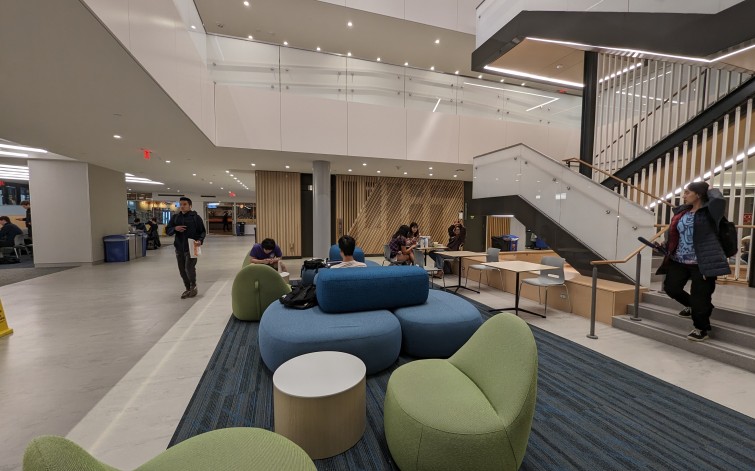 Lobby of student center