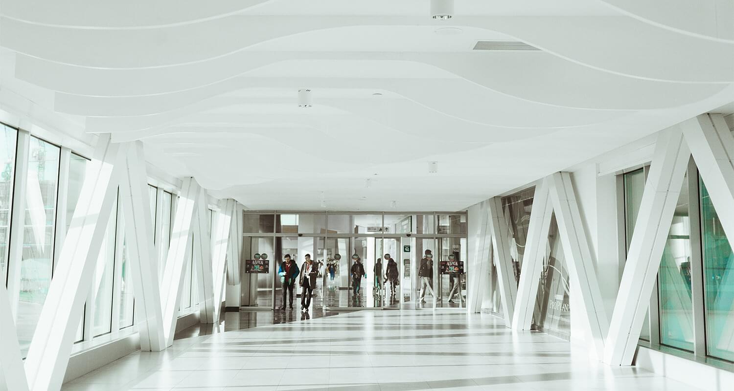 Hallway in a faculty building